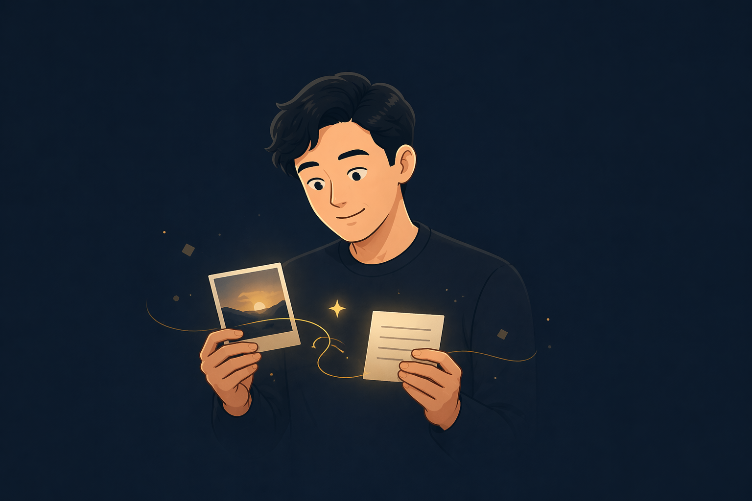 Photo saved and found instantly with context